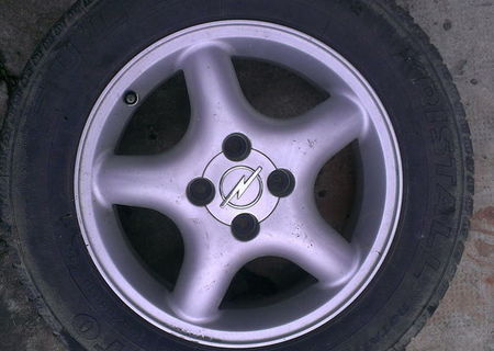 2 Jante aliaj pe 15", Originale de OPEL, 4 prezoane