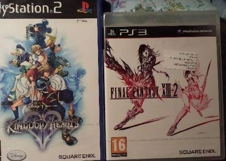 2 jocuri KINGDOM HEARTS II si FINAL FANTASY XIII-2