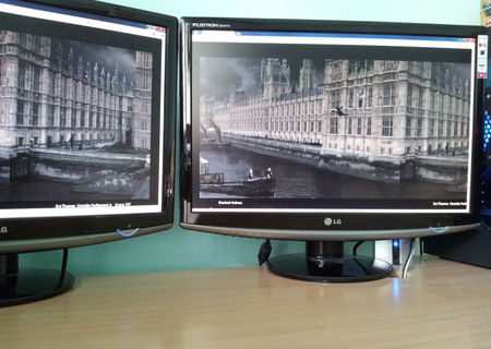 2x Monitor 22" Widescreen LG Flatron W2252TQ Impecabile (250 lei unul sau 450 lei amandoua)!