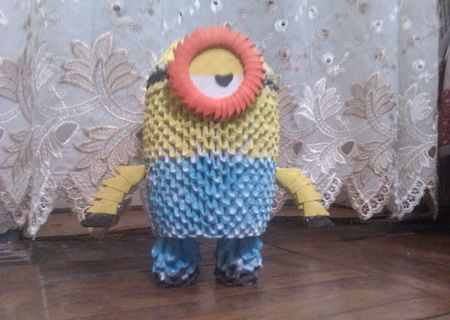 3D Origami minion,lebada(diferite modele),delfin si pinguin