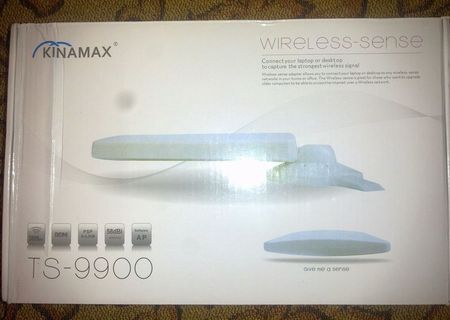 Adaptor Wireless Kinamax TS- 9900, 58db, 5m Cablu