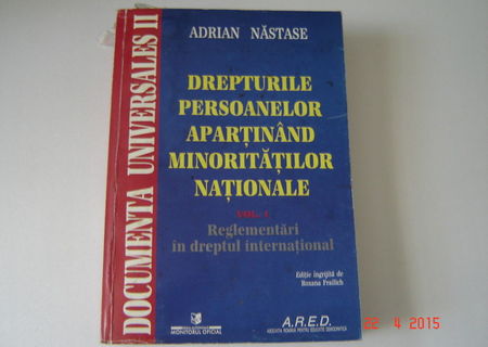 Adrian Nastase - Drepturile minoritatilor nationale