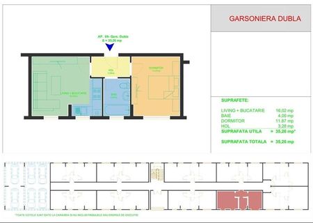 Apartament 2 camere 37mp in Berceni