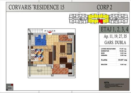 Apartament 2 camere 39 mp in Berceni aproape de Metrou