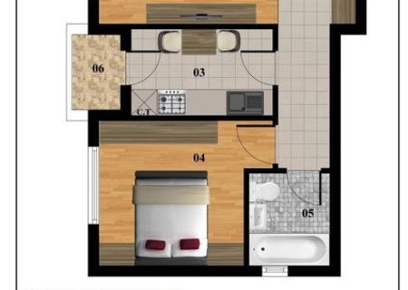 Apartament 2 camere 46mp Berceni Metrou Leonida