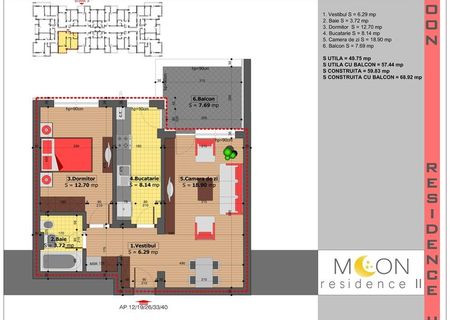 Apartament 2 camere 58mp Berceni Metrou