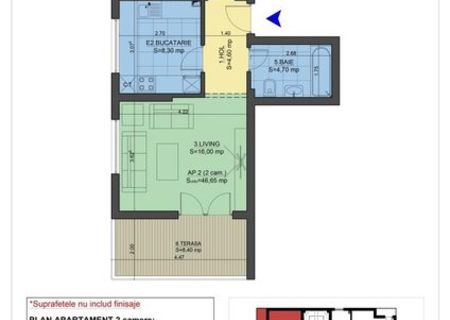 Apartament 2 camere 59mp Berceni Metrou Leonida