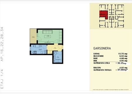 Apartament 3 camere 74 mp Berceni Metrou