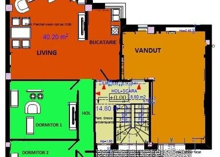 Apartament 3 camere(terasa+gradina) Bartolomeu