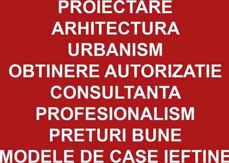 ARHITECT PROIECTARE