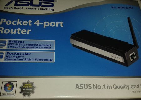 Asus WL-530gV2 pocket 4-port router