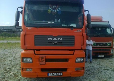 autotractor MAN 18430 COMORAIL, 2006+sem KRONE mega 2005