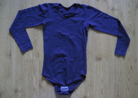 Body violet de bumbac, masura S