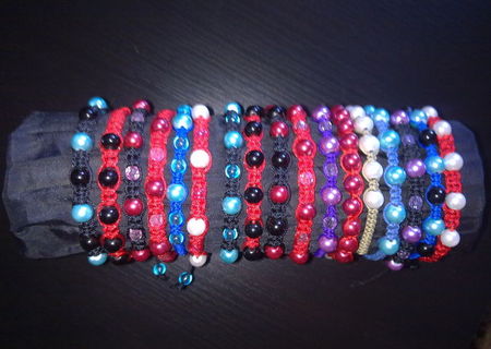 Bratari Shamballa cu perle