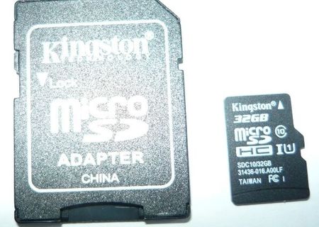 Card de memorie Kingston microSDHC 32GB