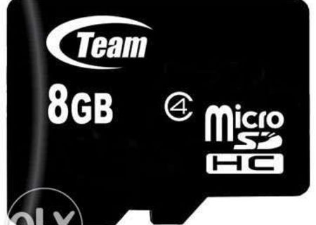 Card de memorie MicroSDHC 8GB Clasa 4 Team