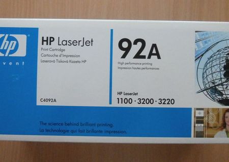 Cartus toner HP C4092A (92A), ORIGINAL (Hewlett - Packard), SIGILAT !!