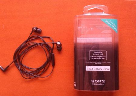 Casti sony MDR-EX100iP negre