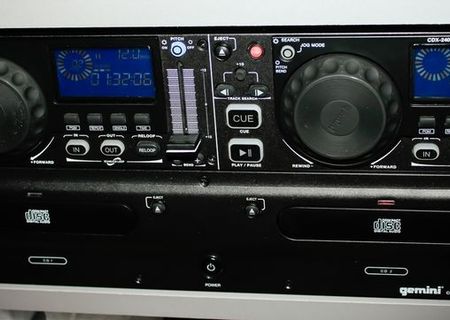 Cd Player Audio Scratch Gemini CDX - 2400 - nefolosit