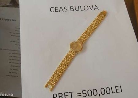 Ceas Bulova  din aur