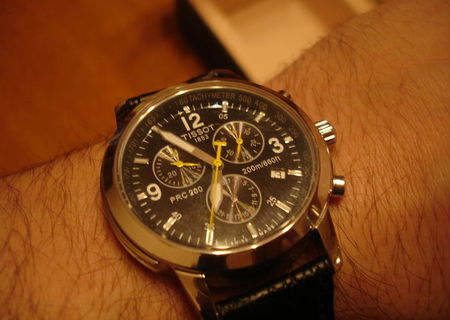 Ceas elvetian barbatesc Tissot PRC 200 chrono quartz original