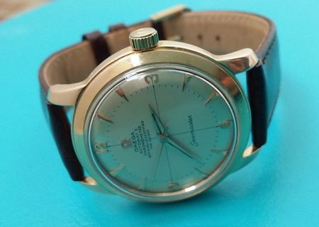 ceas omega seamaster automatic din aur 18K 28 grame