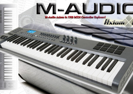 Claviatura MIDI/controller M-Audio Axiom 61 USB.