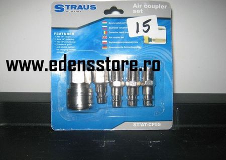 Conector pneumatic 5 pcs STRAUS AUSTRIA.