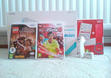 Consola Nintendo Wii + Accesorii + Jocuri