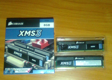 Corsair XMS3 ddr3 2x4 Gb