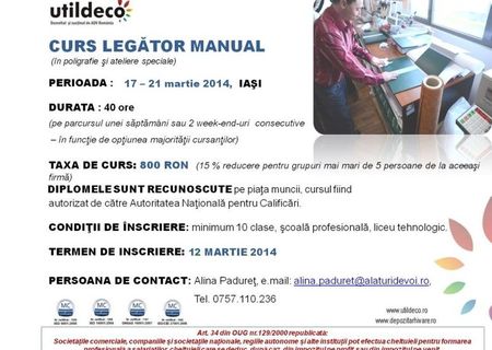 Curs ADV Romania- legator manual