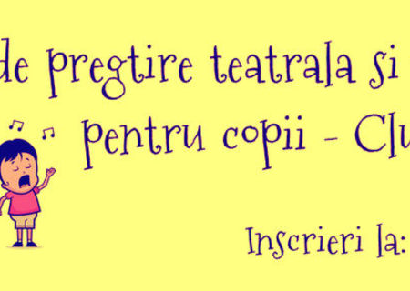 Cursuri de pregătire teatrală si muzicală pentru copii