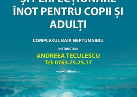 Cursuri initiere si perfectionare inot Sibiu