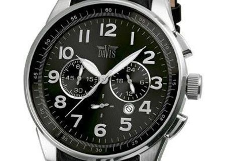 DAVIS CRONOGRAF, HOMME SPORT, Serie 1542- 45 mm, ceas barbatesc