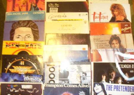 discuri de vinyl cu musica rock , clasica si romaneasca