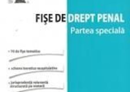 fise de drept penal.parte speciala