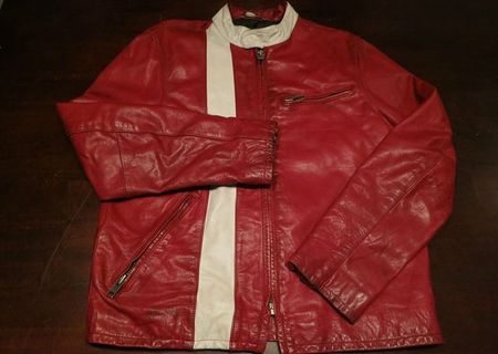 geaca gap leather red limited editiin