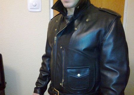 Geaca originala Schott (genuine horsehide)