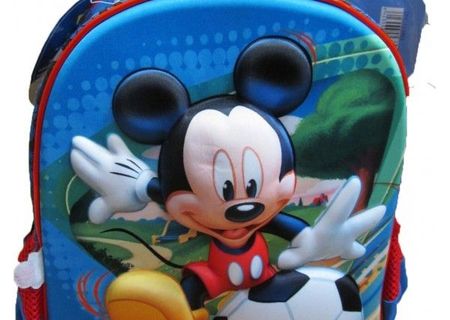 Ghiozdan de gradinita Model Disney 3D Mickey / Minnie Mouse