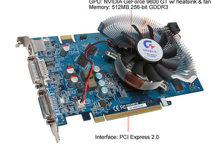 gigabyte geforce 9600gt