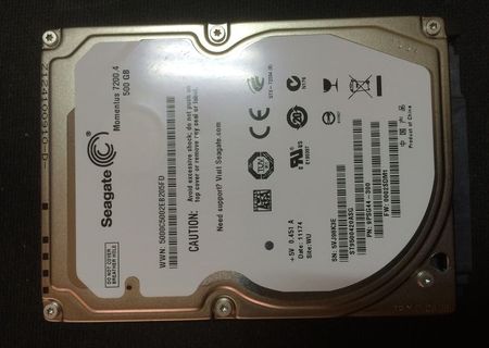 hdd laptop seagate momentus, 500gb/7200rpm