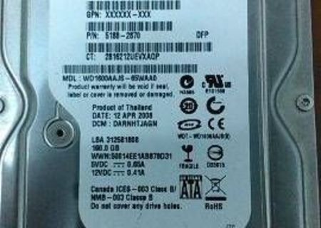 HDD WD 160G S- ATA