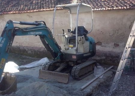 Inchiriere mini excavator, mini incarcator bobcat