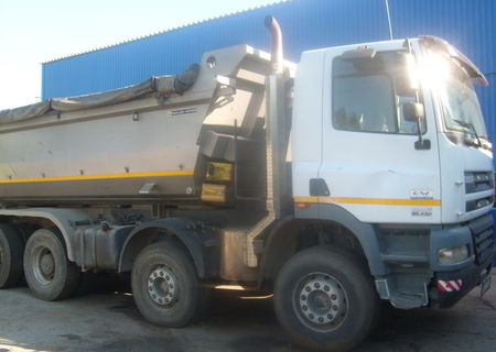 Inchiriez buldoexcavatoare / autobasculanta 8x4 Daf