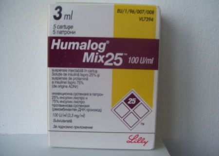 Insulina Humalog Mix 25 100 U/ml