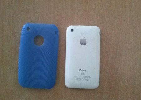 iPhone 3gs alb+ usb+ incarcator+ 3 huse