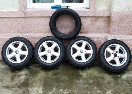 Jante R15/4x114,3 cu cauciucuri de iarna