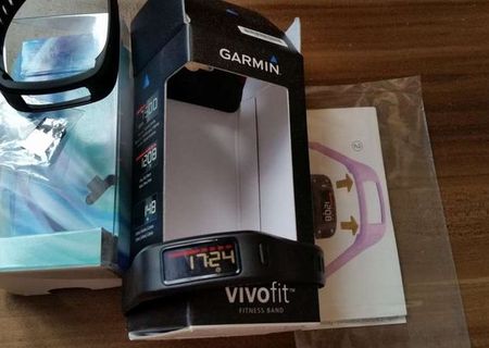 Kit Bratara Fitness Garmin Vivofit + Centura ritm cardiac