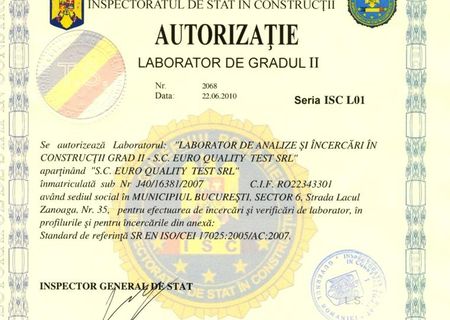 Laborator incercari constructii