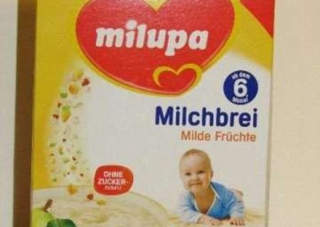 Lapte praf si cereale MILUPA aduse din GERMANIA